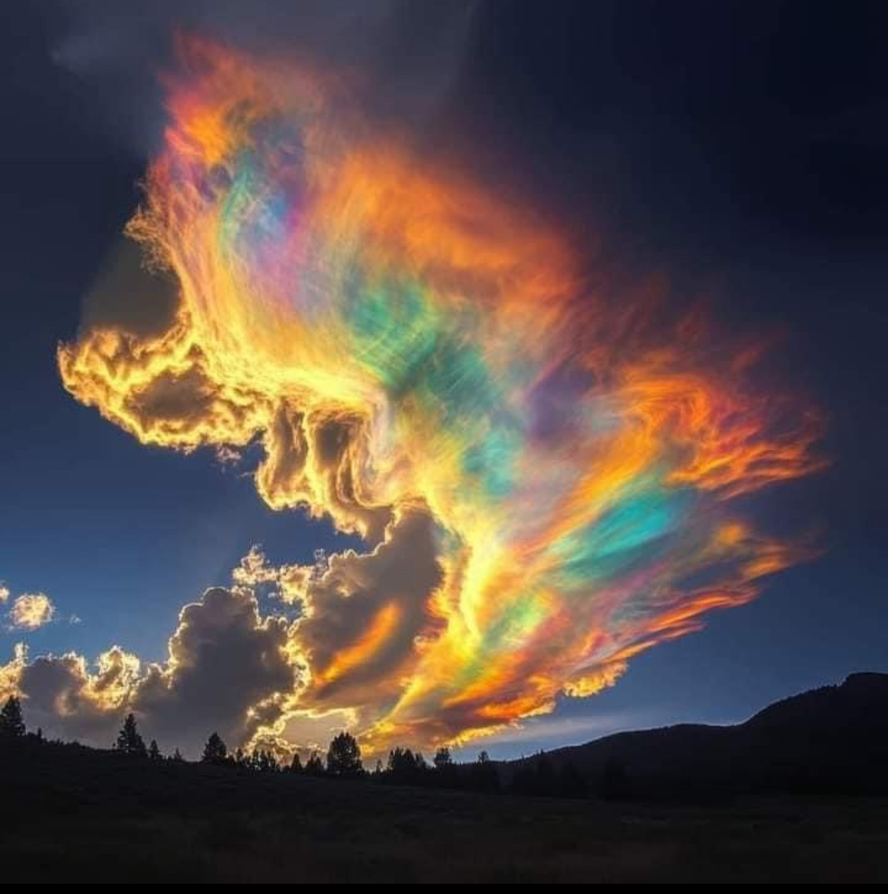 Glory cloud sky